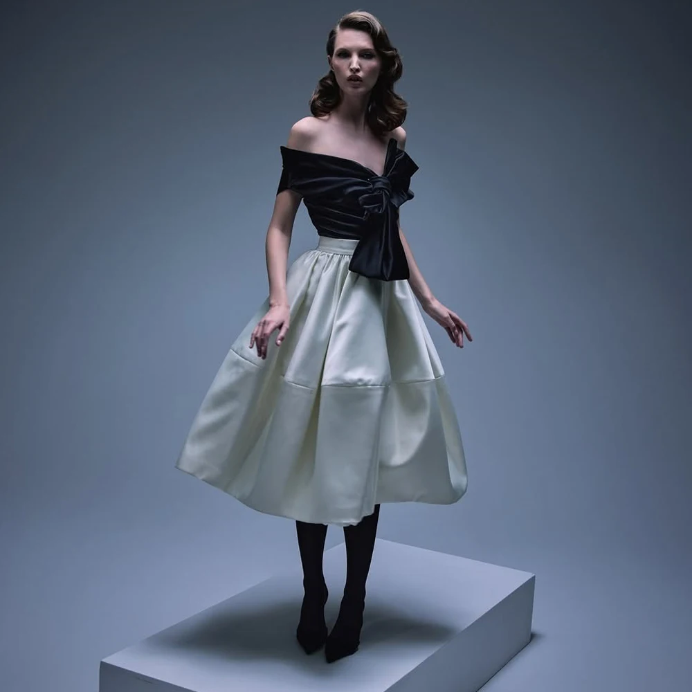 

Модная бежевая юбка-миди на заказ, пышная драпированная атласная женская короткая юбка, вечерняя юбка faldas ropa de mujer