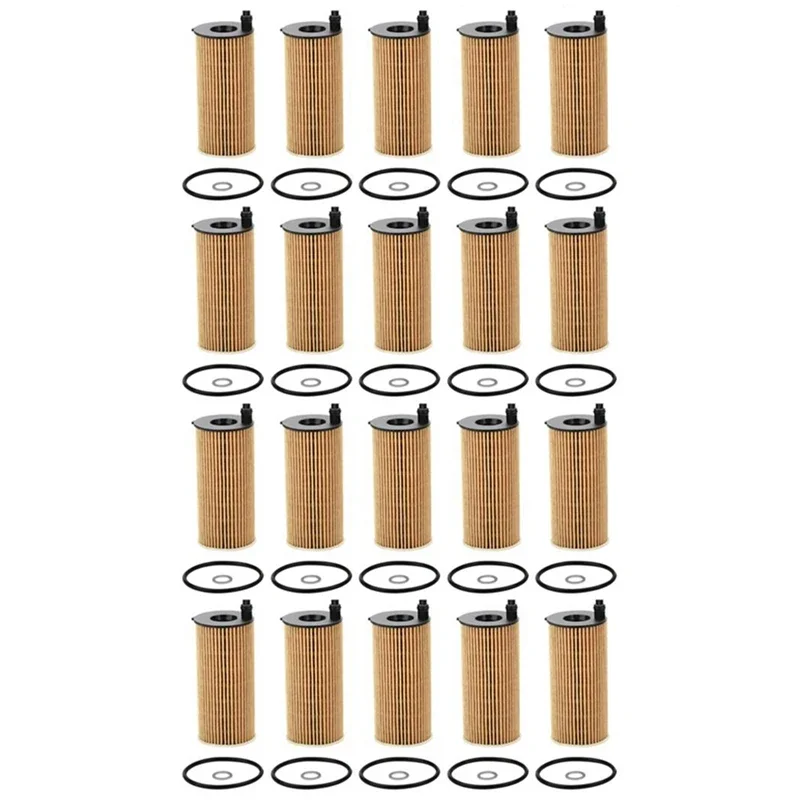 

X-T 11428575211 Engine Oil Filter Kit For BMW X3 X4 X5 X6 G01 2017-2022 Xdrive 20D 20I 25I 28I, 20PCS