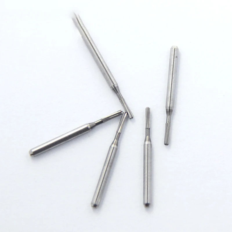 

5pcs/Lot Dental Tungsten Carbide Burs FG 1957 Dentistry Grinding High Speed Round Cylinder Cross Cut for Cutting of Crown Tools