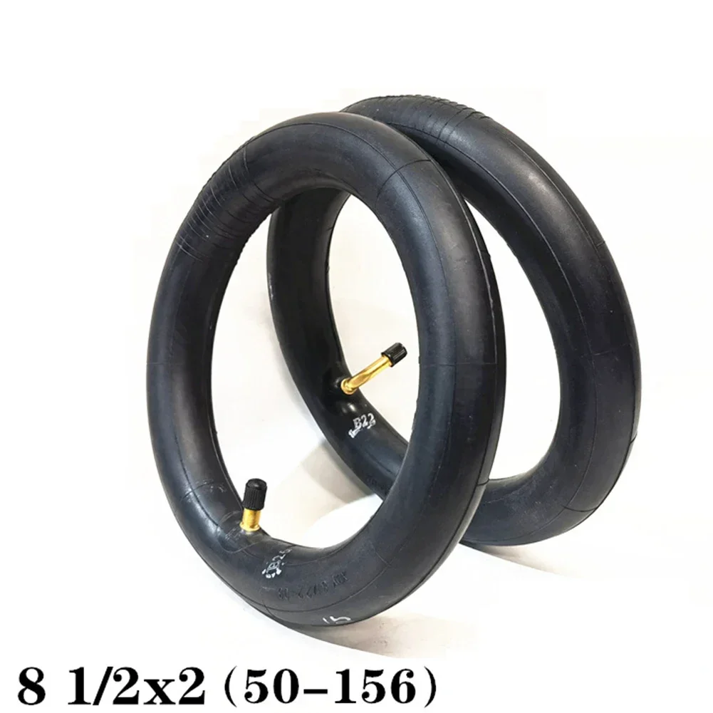 

POTEAX Inner Tube 8 1/2 X 2 Straight & Bent Valve Wearproof For /LENOV0 Scooter 8.5'' Tyre Scooter Parts Accessories