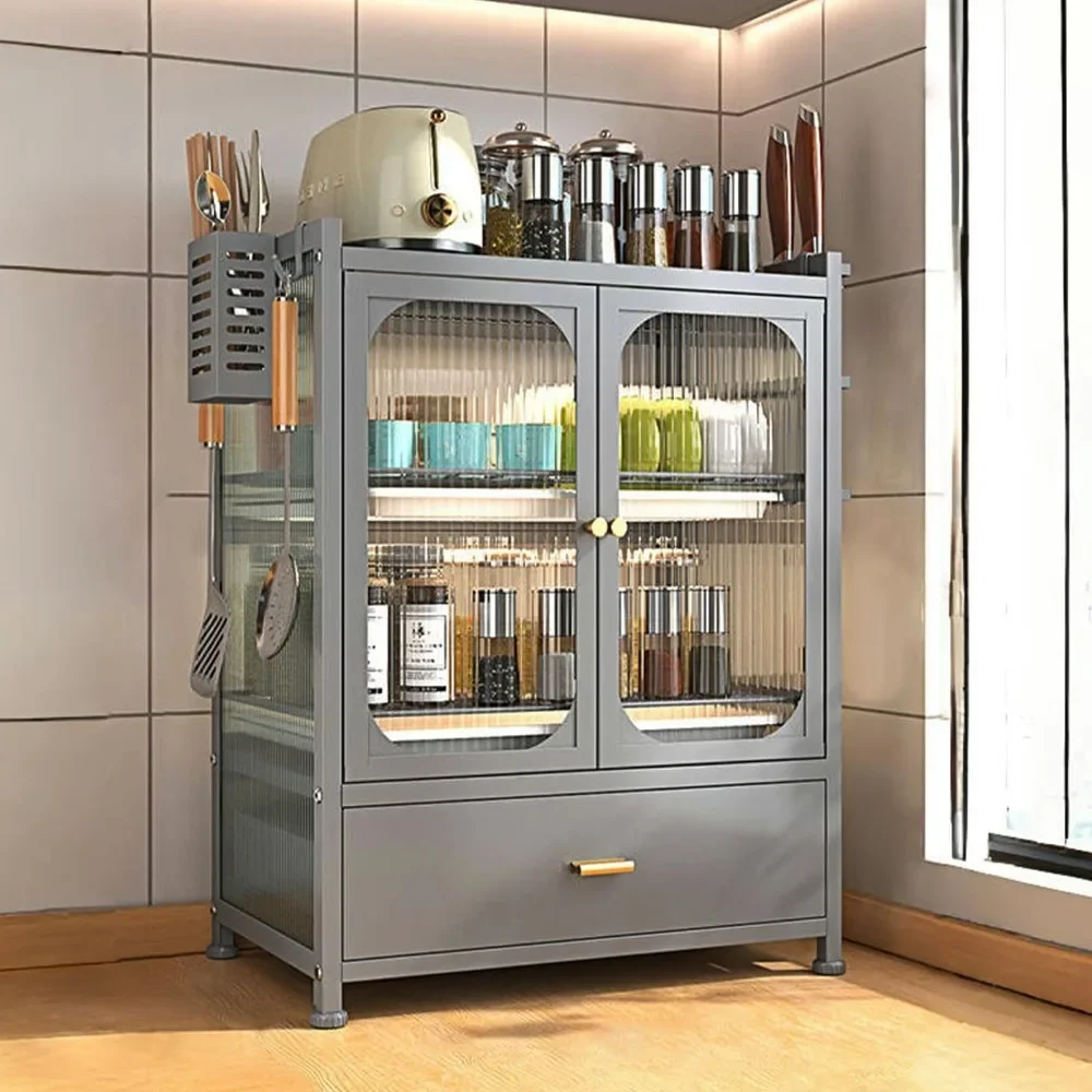

Good Home Furnishings Grey 3 Tier Steel Dish Drying Rack for Kitchen Countertop, Drainer Rack Kitchen Countertop Utensil Holder