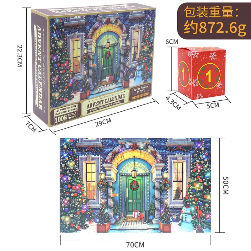 Christmas Blind Box Countdown Calendar Puzzle Christmas Arrival Calendar Gift Giving Christmas Gifts