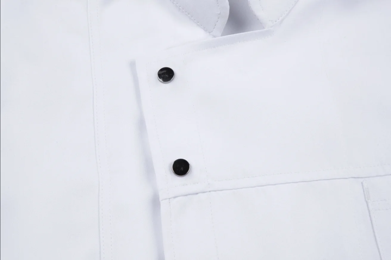 Restaurant Chef shorts Summer Men Kitchen short sleeve Jacket Breathable Chef coat black Chef uniform apron work clothes logo