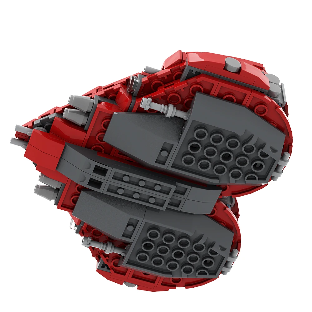 Gobricks MOC Herz-class split/tandem interceptor Building Blocks regalo giocattolo