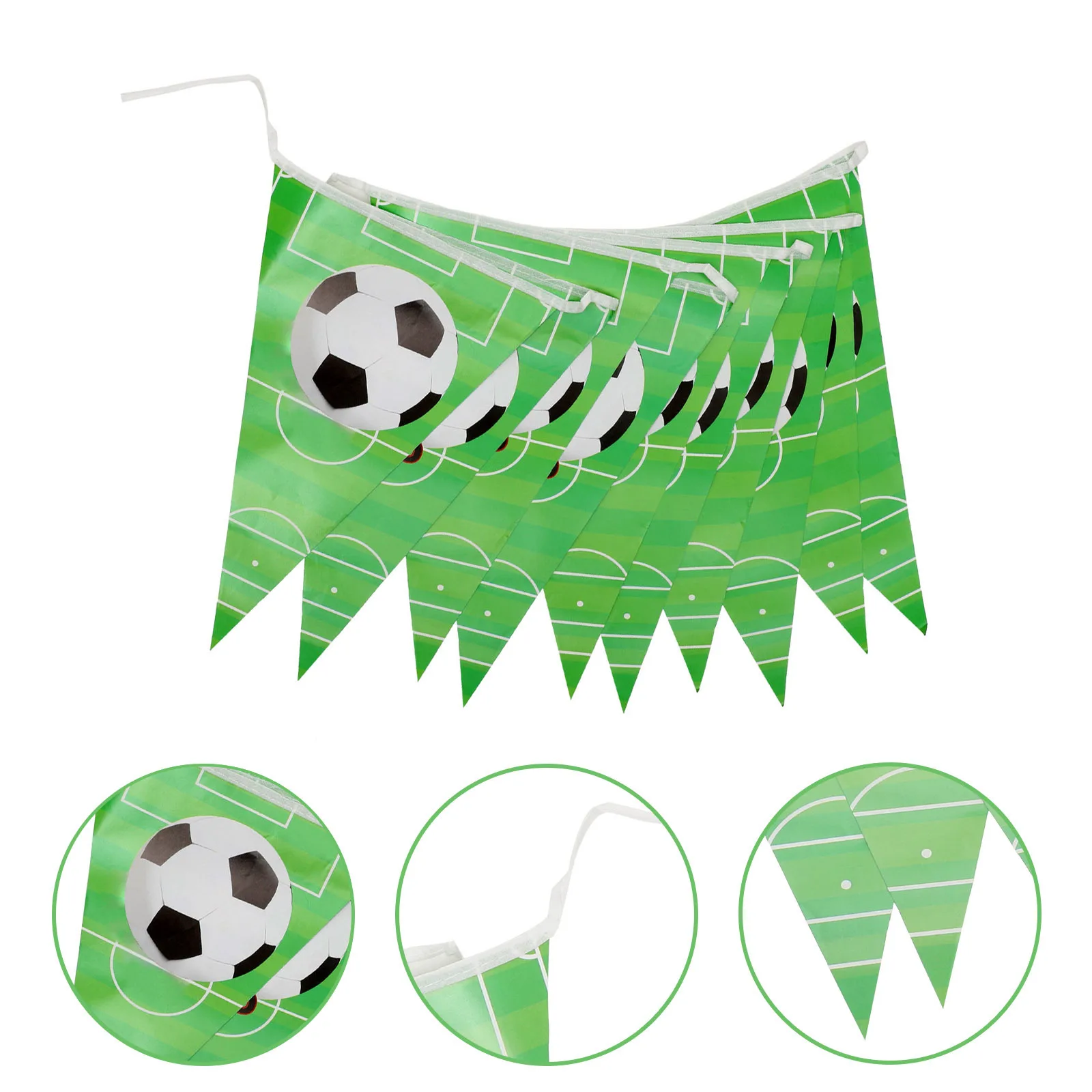 

Soccer Theme Party Decoration Football Banner Garland Birthday Birthday Decor Cake Toppers Sports Themed Bunting