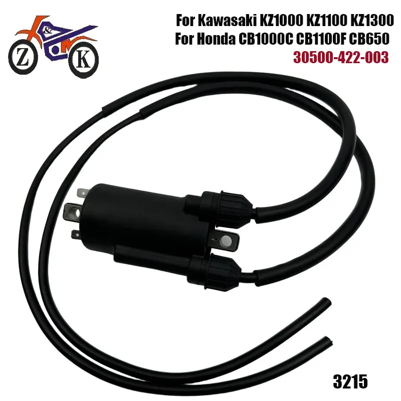Bobina de encendido para Kawasaki KZ1000 KZ1100 KZ500 KZ550 KZ650 KZ750 accesorios de motocicleta 30500-422-003 para Honda CB1000C CB1100F CB650