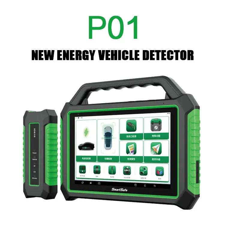 SmartSafe الماسح الضوئي للسيارات المهنية Ev P01 أدوات تشخيص الماسح الضوئي للسيارات