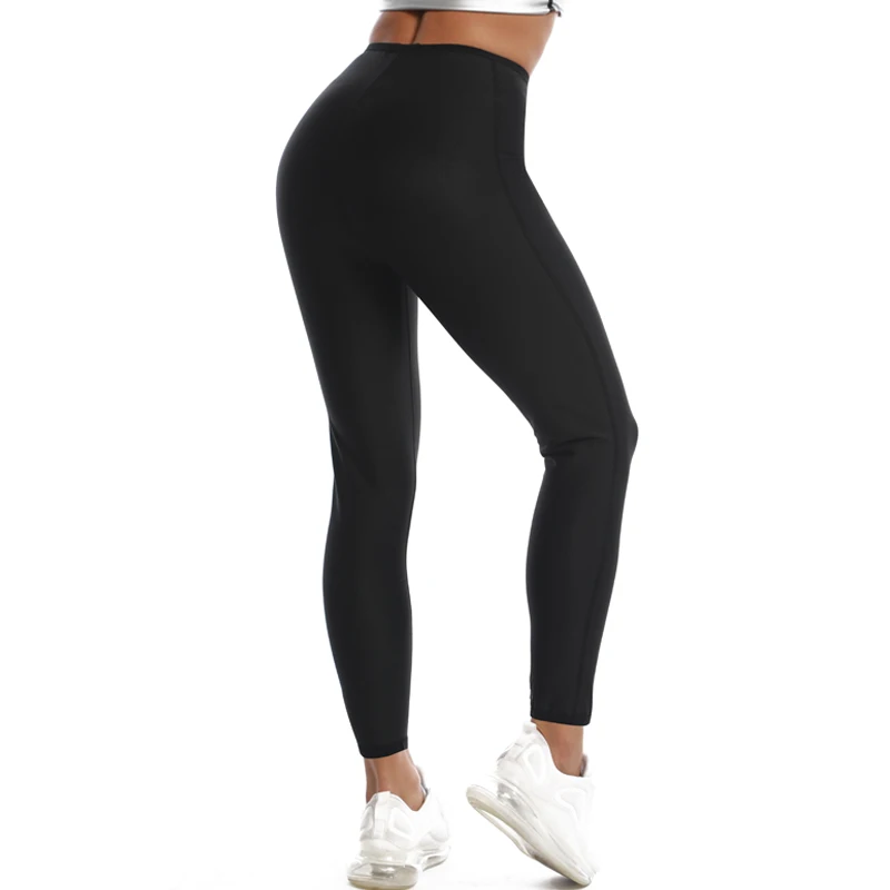 Womens Sauna Sweat Pants High Waist Slimming Long Pants Compression Thermo Workout Exercise Body Shaper Leggings Sauna Shapewear