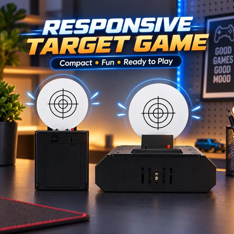 Bullseye Mark Electronic Practice Target Auto Reset Design Leisure Interactive Game Parts