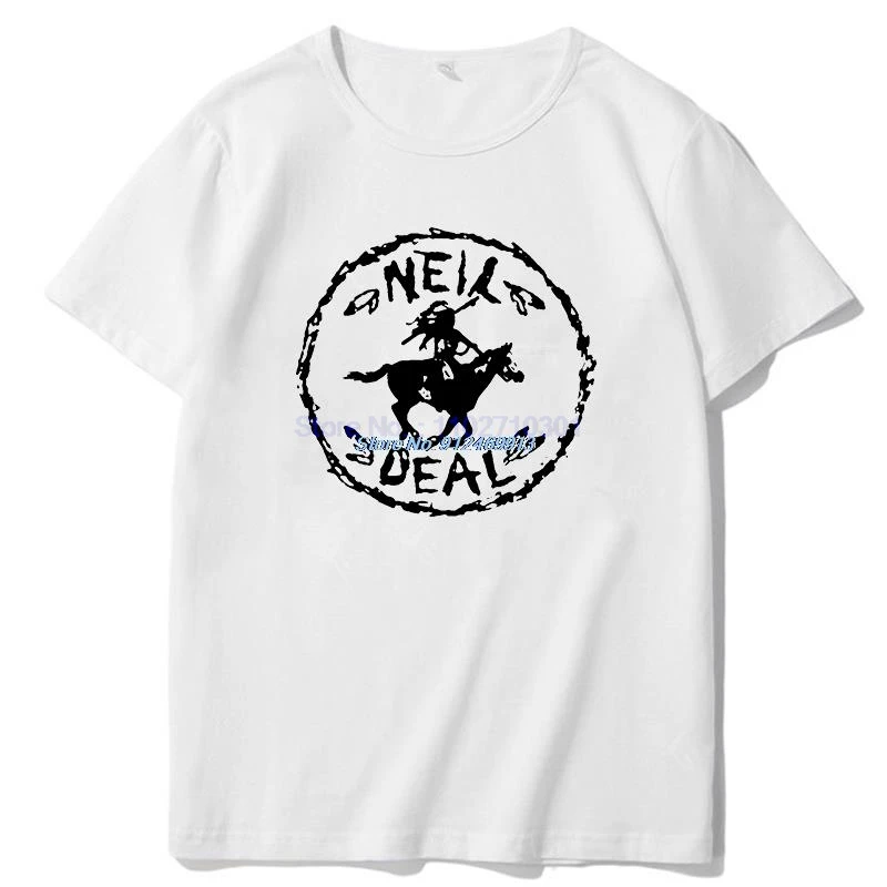 Neil Young Crazy Horse Music Country Rock Retro Vintage Harajuku Graphic T Shirts Cotton Short Sleeve Tee Mens Print T Shirt