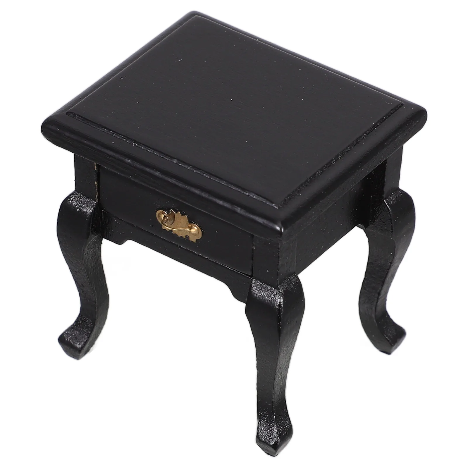 

1:12 Scale Miniature Bedside Wooden Furniture Drawer Coffee Table Bedroom Decor Living Room Accessories French Country