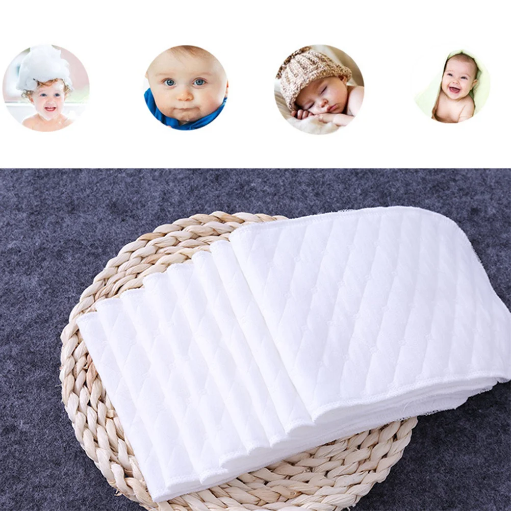 

10 Pcs Baby Diaper Changing Mat Waterproof Replacement Pads and Covers Cotton Bed Change
