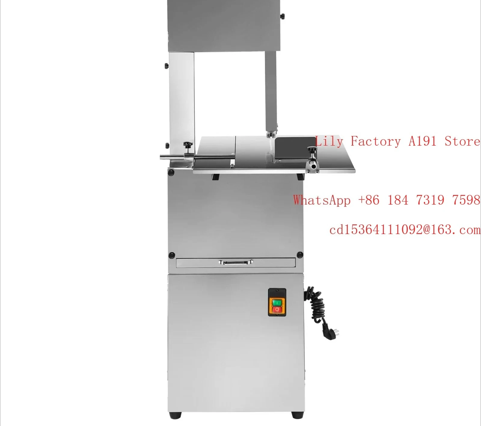 

Commercial 2 in 1 Meat Bandsaw Meat Grinder Electric 1100W Bone Cutting Machine Stainless Steel Blade Bone Sawing Machine