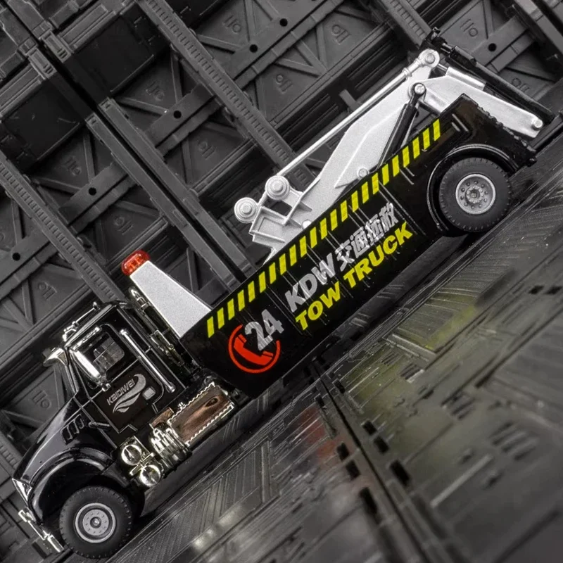 Nieuwe Legering Verkeer Road Rescue Auto Model Simulatie Diecast Metaal Techniek Trailer Truck Wrecker Kraan Auto Model Speelgoed Gift