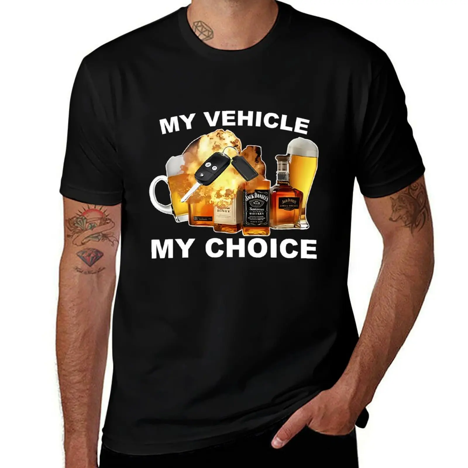 

My Vehicle My Choice T-Shirt funny t shirts dark humor man t shirts high quality luxury brand T-Shirt