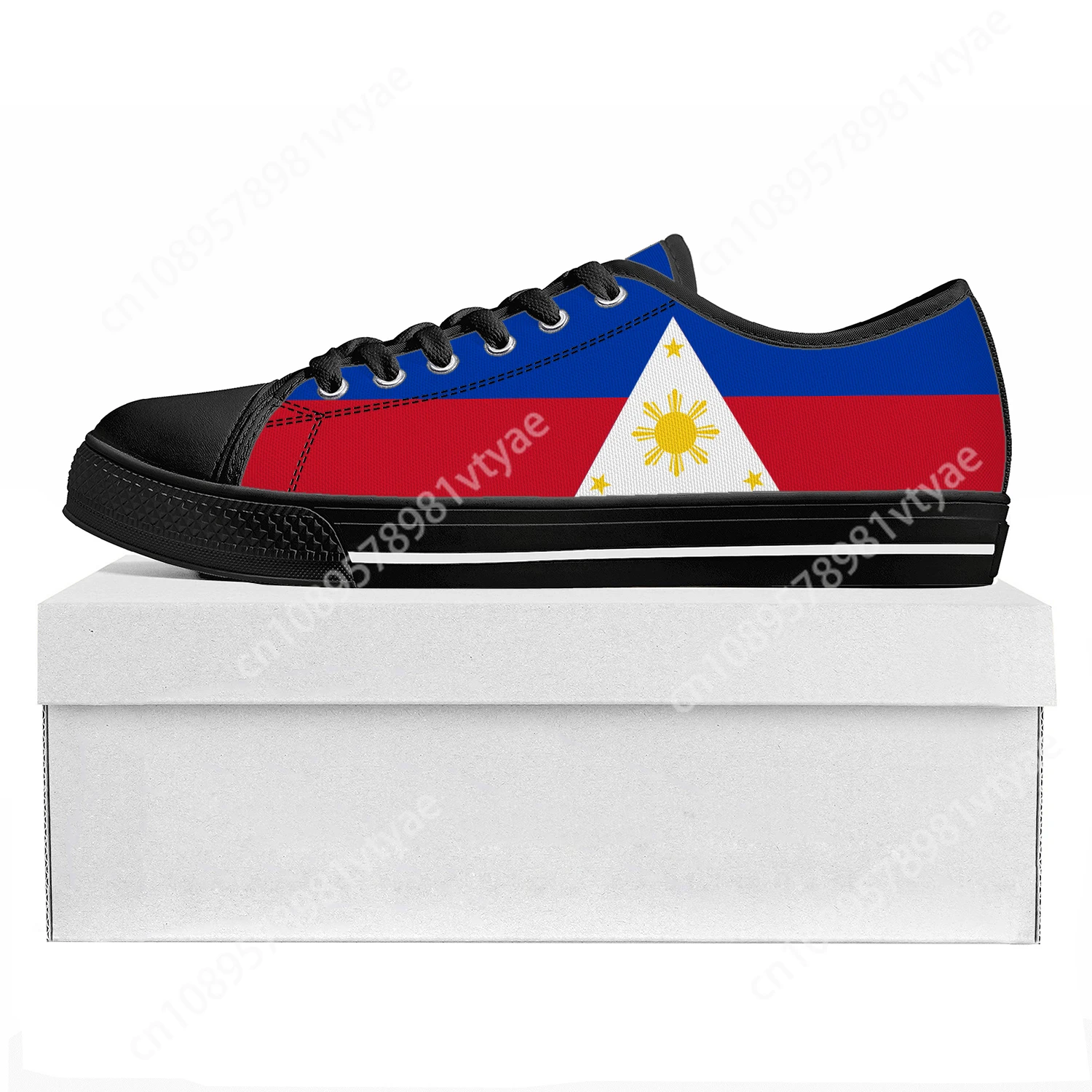 Philippines Flag Low Top High Quality Sneakers Mens Womens Teenager Canvas Sneaker Prode Fashion Casual Couple Shoes Custom Shoe