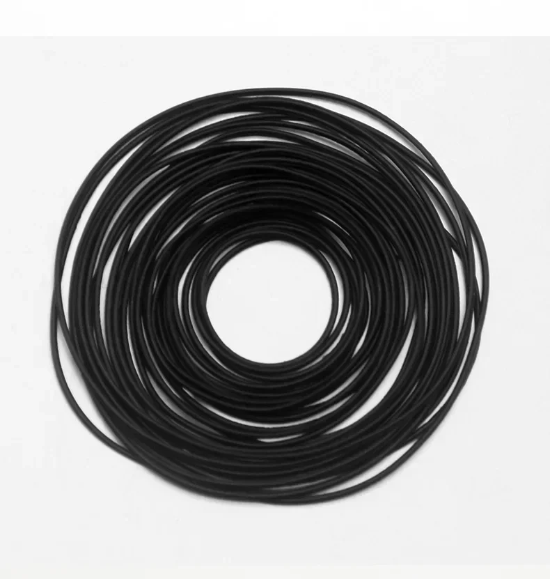 Watch Back Cover Water Resistance Ring Bottom Case Sealing Ring Elastic Black Rubber 0.50.50.70.8mm O-ring image 3
