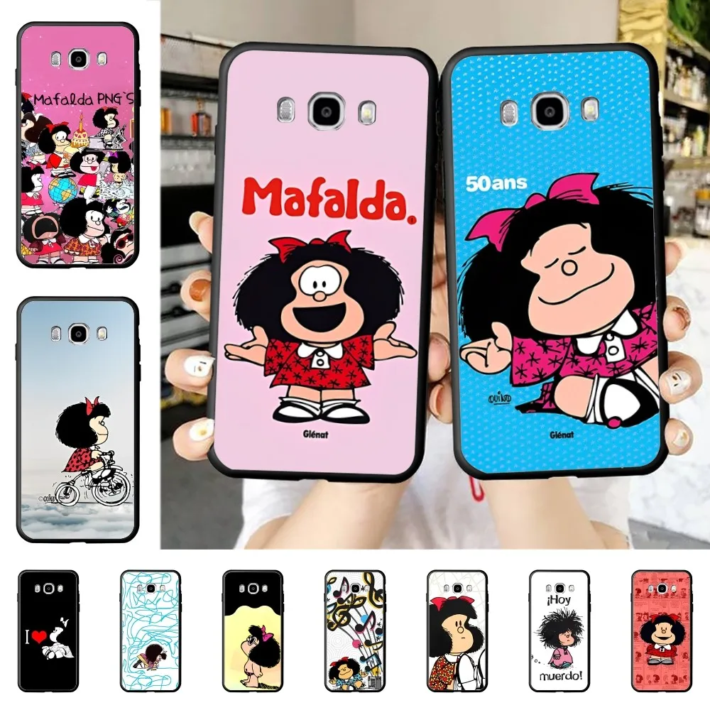 

Hot Mafalda Phone Case For Samsung J 7 plus 7core J7 neo J6 plus prime J6 J4 J5 Mobile Cover