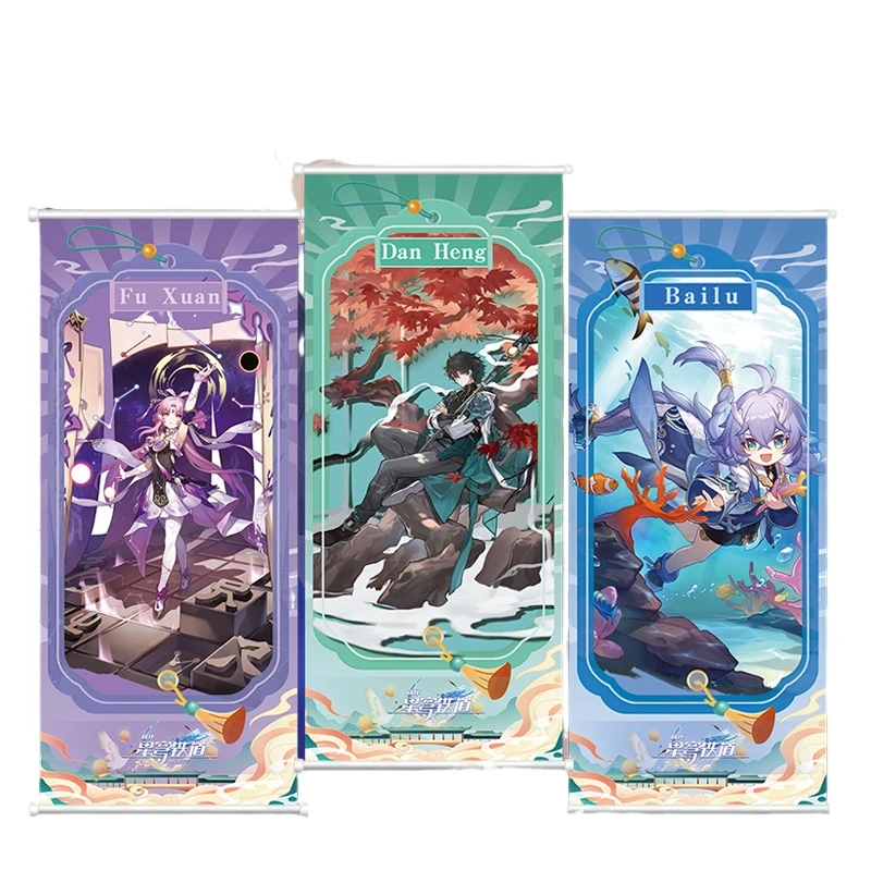 Anime Honkai:Star Rail Yanqing Spiel Periphere Achse Poster Comic Ausstellung Leinwand Zarte Malerei Dekoration Geburtstagsgeschenk