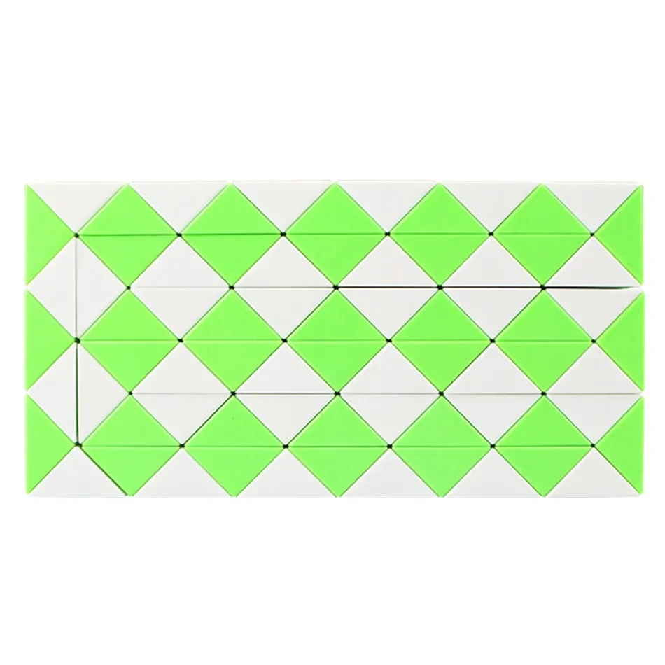 QIYI 72 segmenti Magic Rule Snake Cube varietà fai da te elastico cambiato popolare Twist Transformable Kid Puzzle Toy per bambini