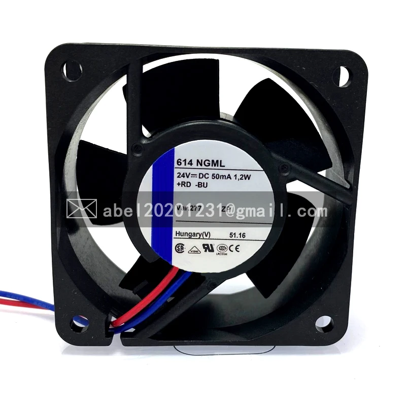 

BRAND NEW ORIGINAL 614NGML 614 NGML DC 24V COOLING FAN 6025 6CM 60*60*25MM