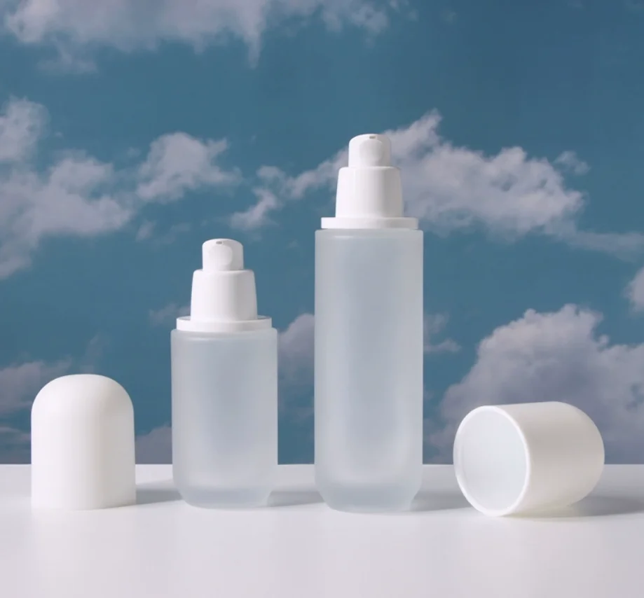 30 ml-120 ml Milchglasflasche Feuchtigkeit Essenz Serum/Lotion/Emulsion/Grundierung/Toner Toilette Wasser Haut Carecosmetic Verpackung