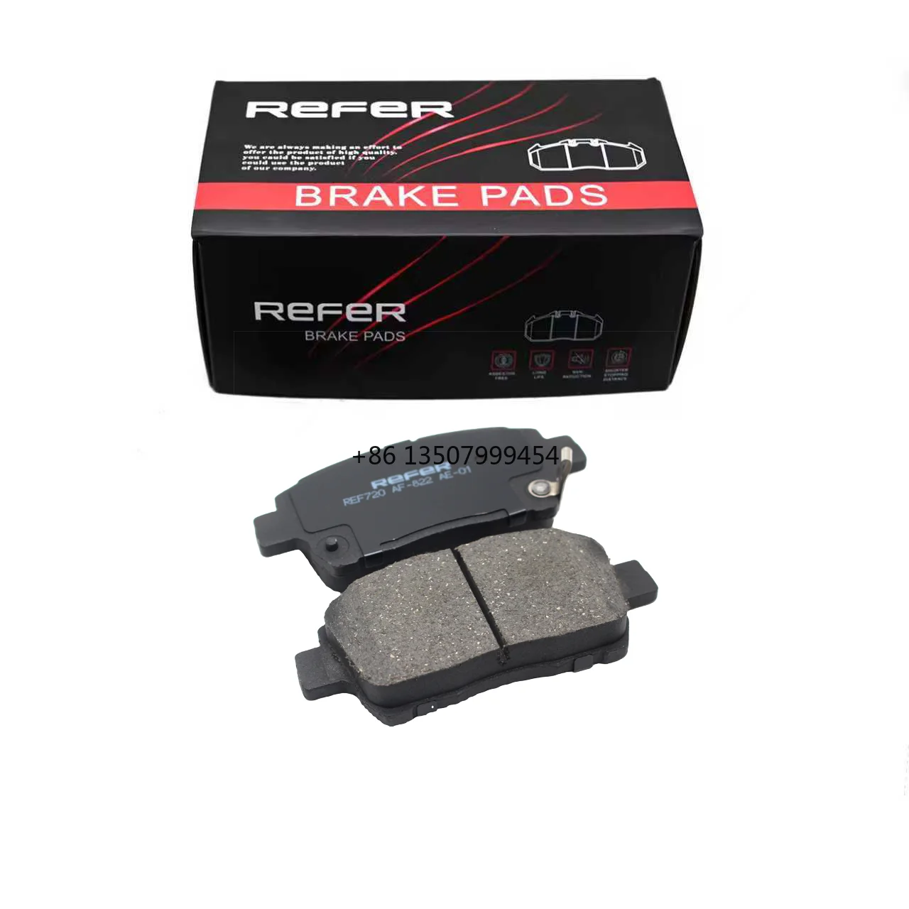 

High Quality Front Ceramic Brake Pad D822 D846 D990 Auto Parts Wholesale Brake Pad Excellent Braking System for