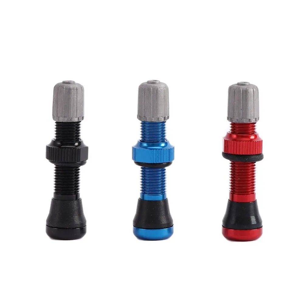 

Road Bike MTB Aluminium Alloy Bicycle Accessories Rim Wheel 40mm Tubeless Tire Valves Schrader Valve Vacuum Nozzle Bike Valves