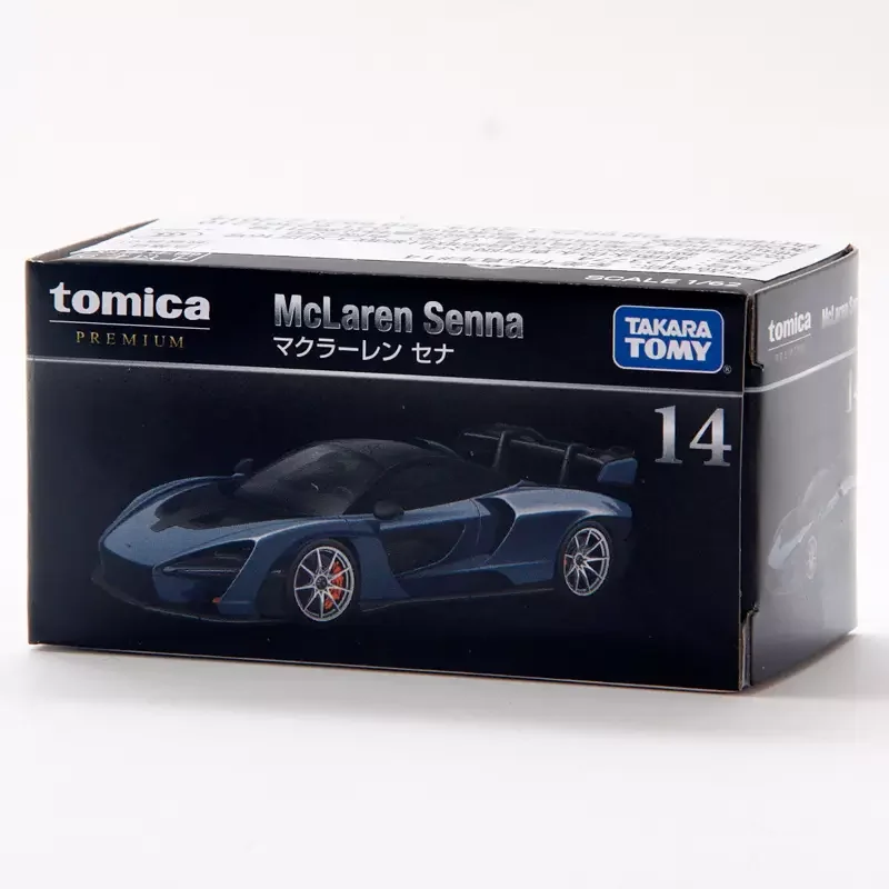 Takara Tomy Tomica Premium TP14 Mclaren Senna Blue Diecast Model Toy Car New in Box