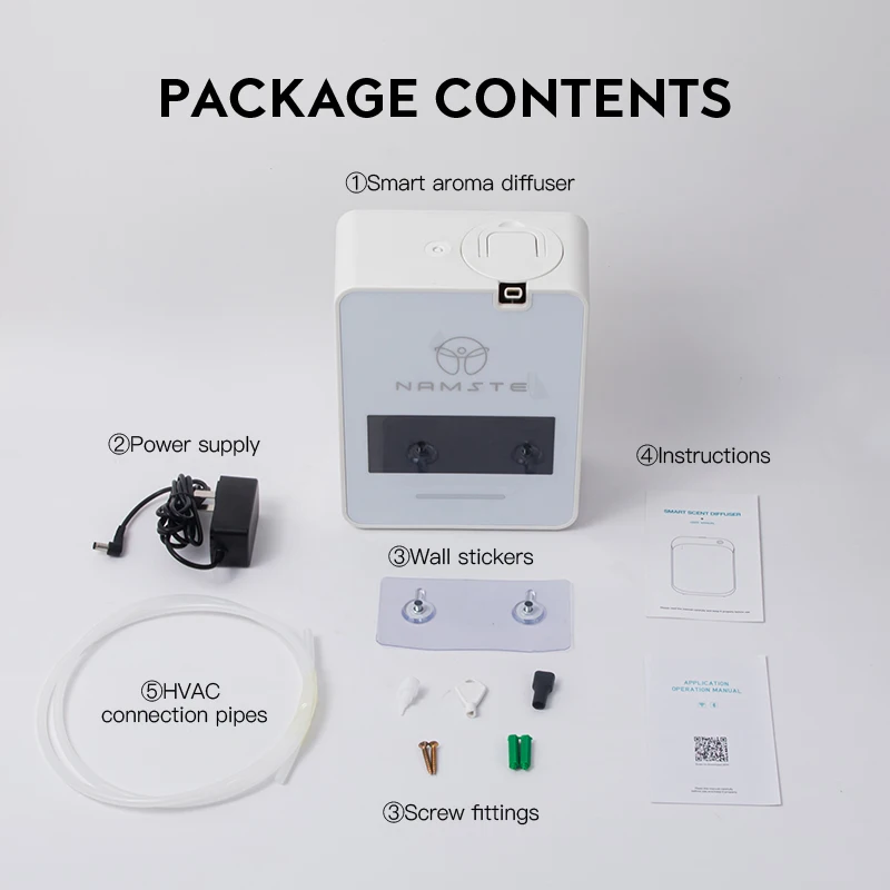 Namste Aroma Diffuser For Home Air Fresheners Sprayer Aromatherapy Scent Device Smart Home Remote Control Essential Oil Diffuser