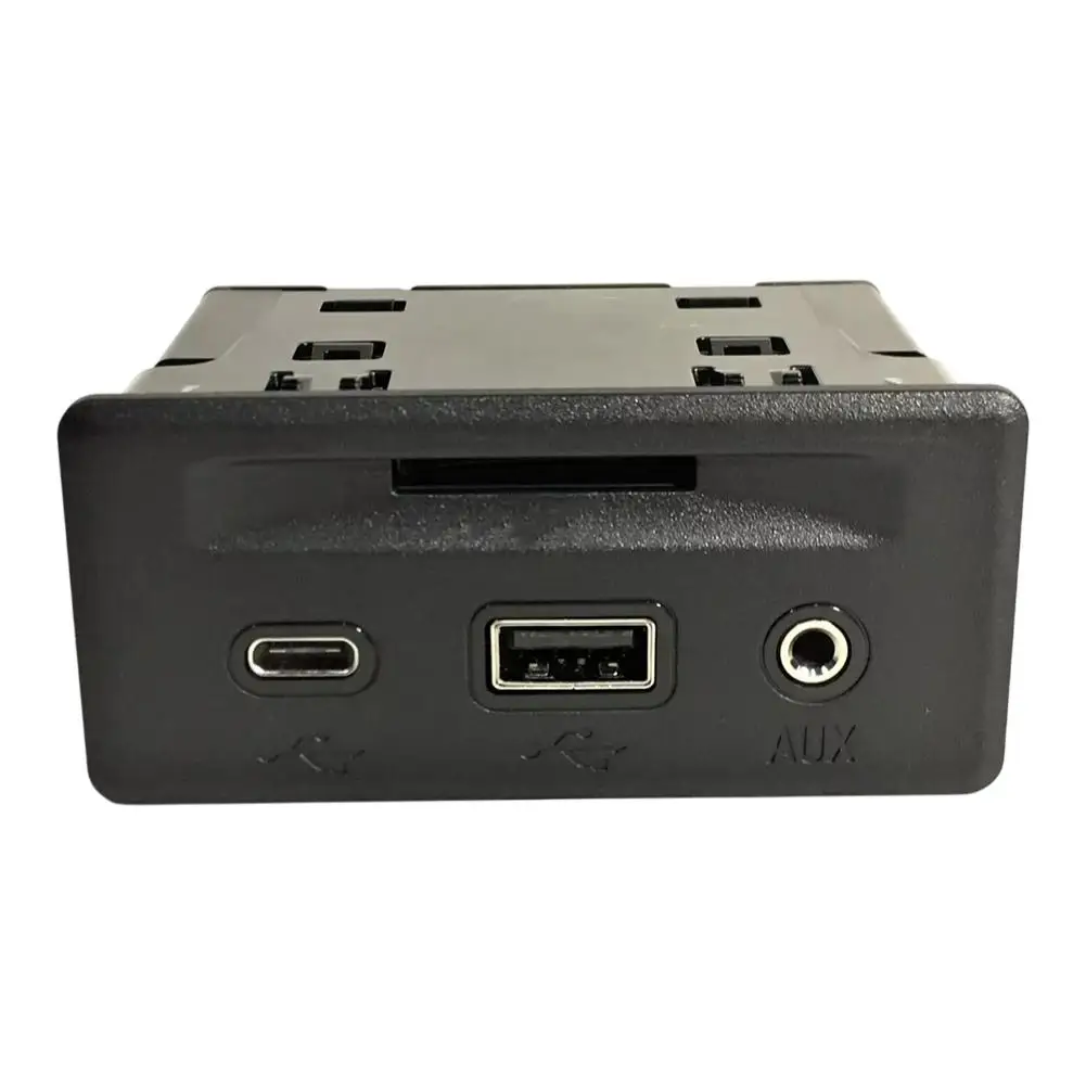 

For SILVERADO & For SIERRA Center Console USB Card Receptacle (2019 2023) Three Ports Including Standard C & Slot Options