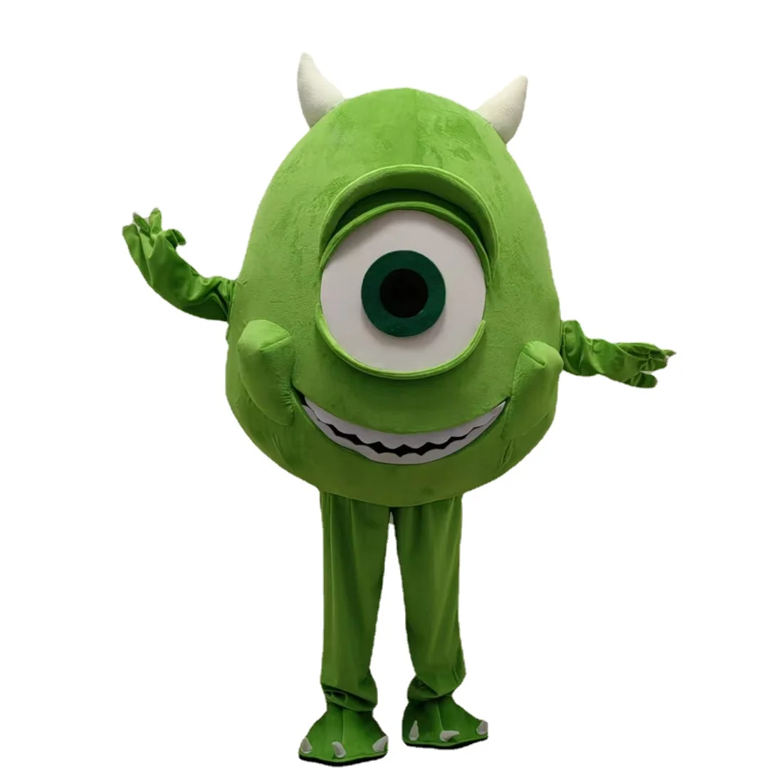 Cosplay Monsters University Mike Wazowski Cartoon character Mascot Advertising Costume Fancy Dress Party Animal carnival props