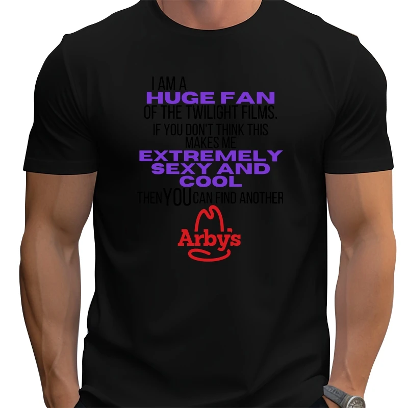 

Футболка Twilight Fan In Arby's, 100% чистый хлопок Arbys Fan Twilight Fan, нечетный, специальный, целевой, сексуальный и крутой, креативный, трендовый