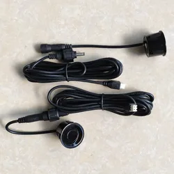 Auto Parking Sensor 25mm Hole Car Assistant System Surface28mm Ultrasonic Front Back Cable Long2.4m Reversing Radar Detector New