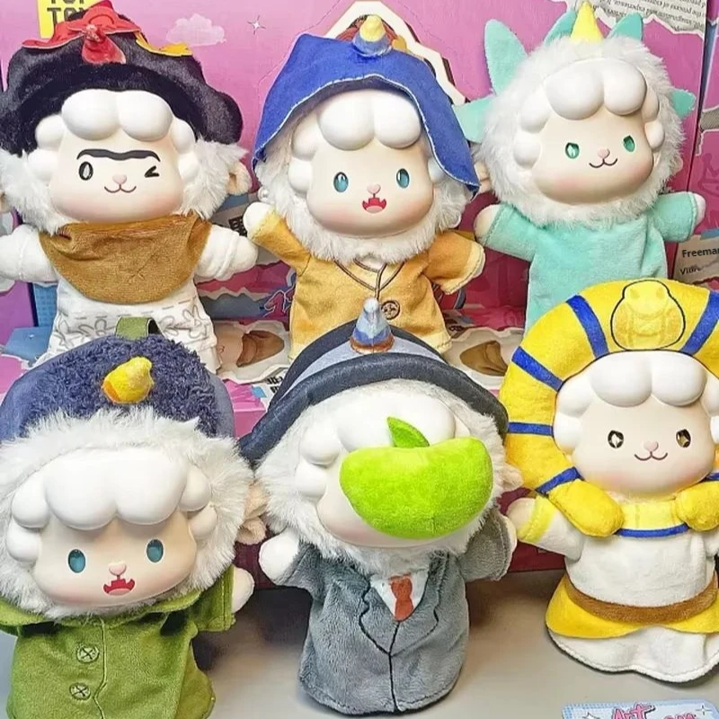 

Новый Toptoy Gyun Sheep Art Journey слепая коробка плюшевая виниловая кукла милые фигурки кулон звезда рекомендуют украшения для девочек рождественские подарки