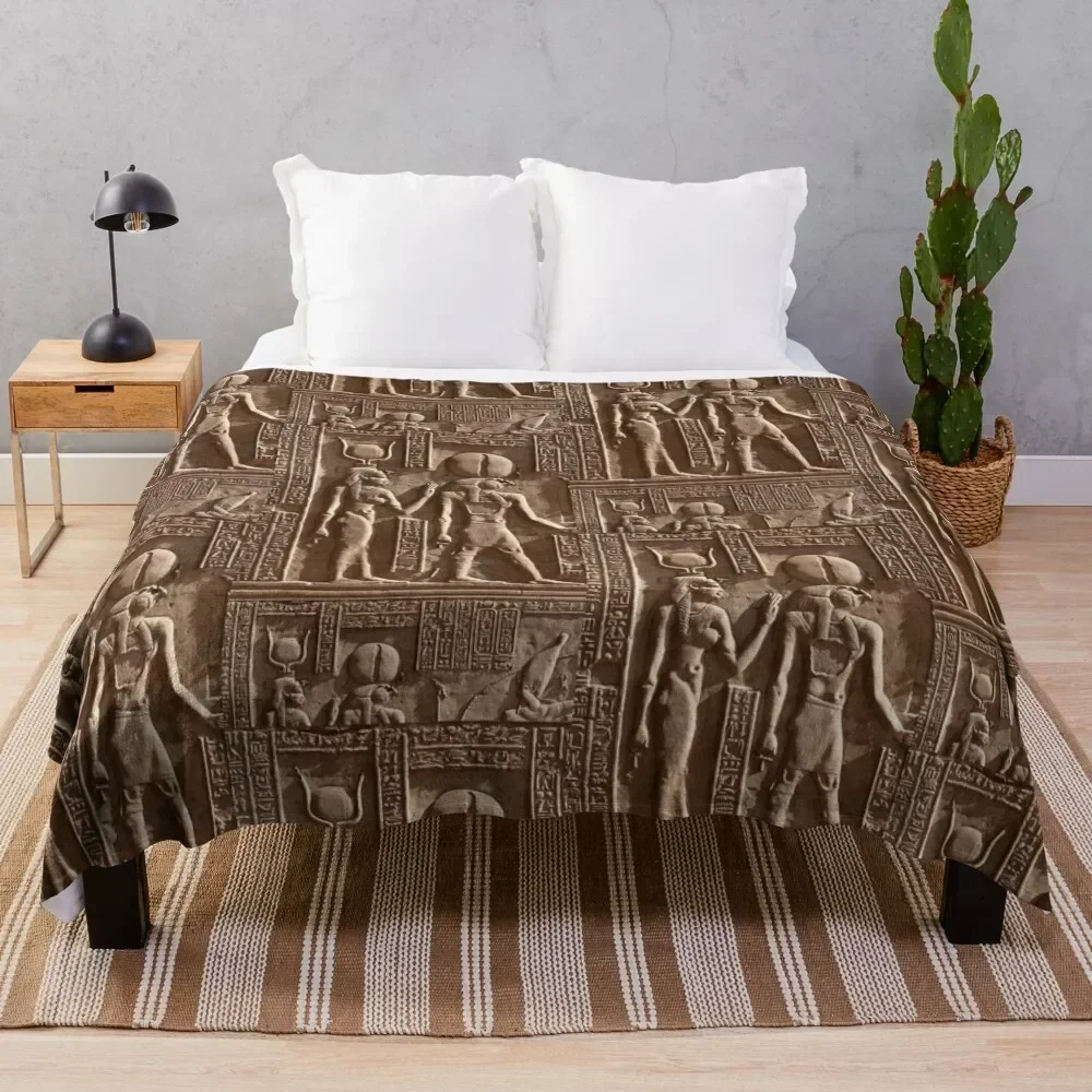 

Egyptian tomb, ancient egypt Throw Blanket Air Conditioner Soft Blanket for Office Home