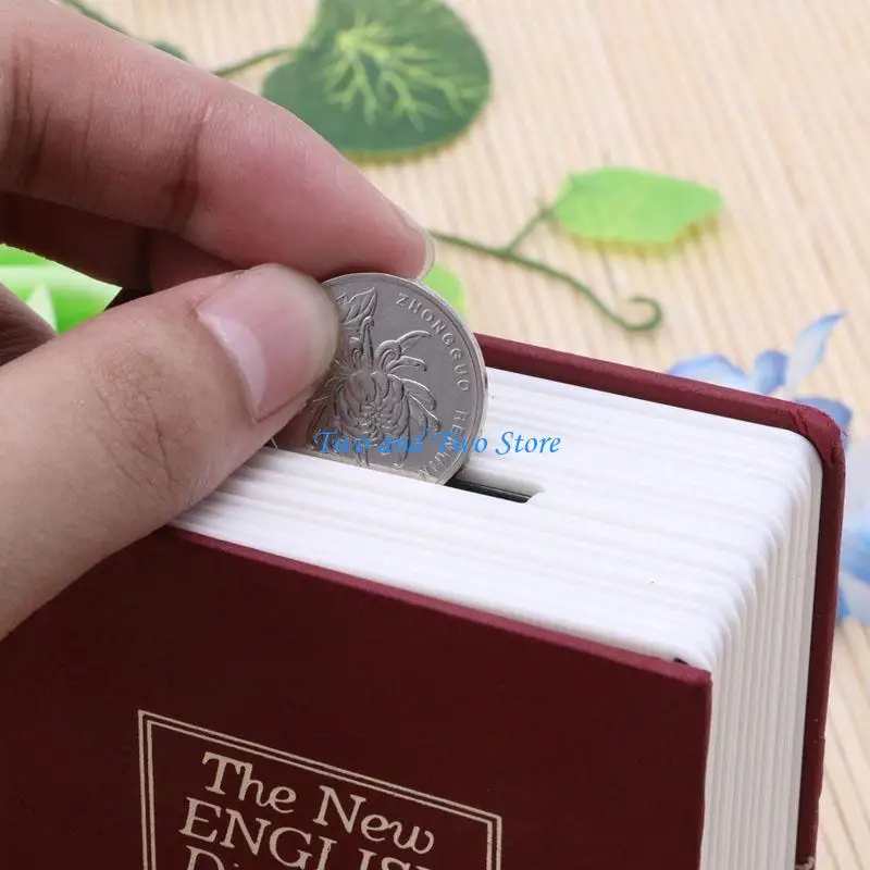 

HX6F Book Safe Storage Box Safe Dictionary Box Lock Book Security Lock Storage Box