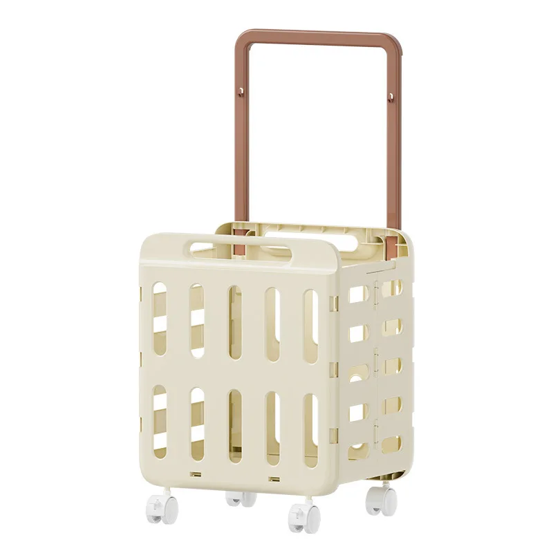 

Tie-rod folding laundry basket Dormitory bathroom Multifunctional storage basket Household removable large-capacity laundry