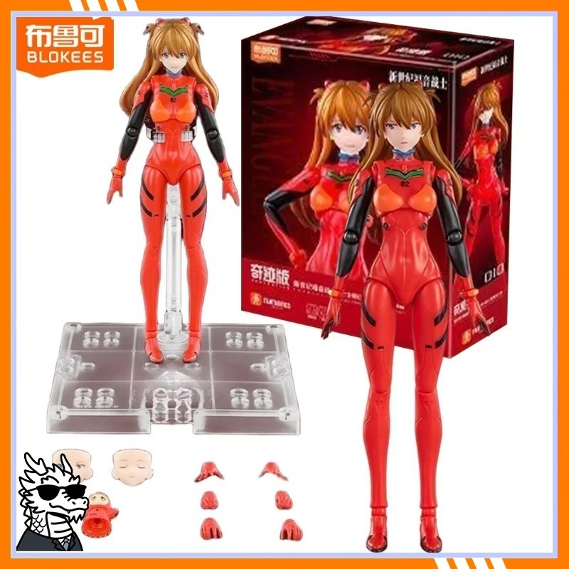Nuevas Figuras de Acción Blokees Neon Genesis Evangelion Versión Miracal, Eva Ayanami Rei, Asuka Langley Soryu, Modelo Ensamblado, Regalo