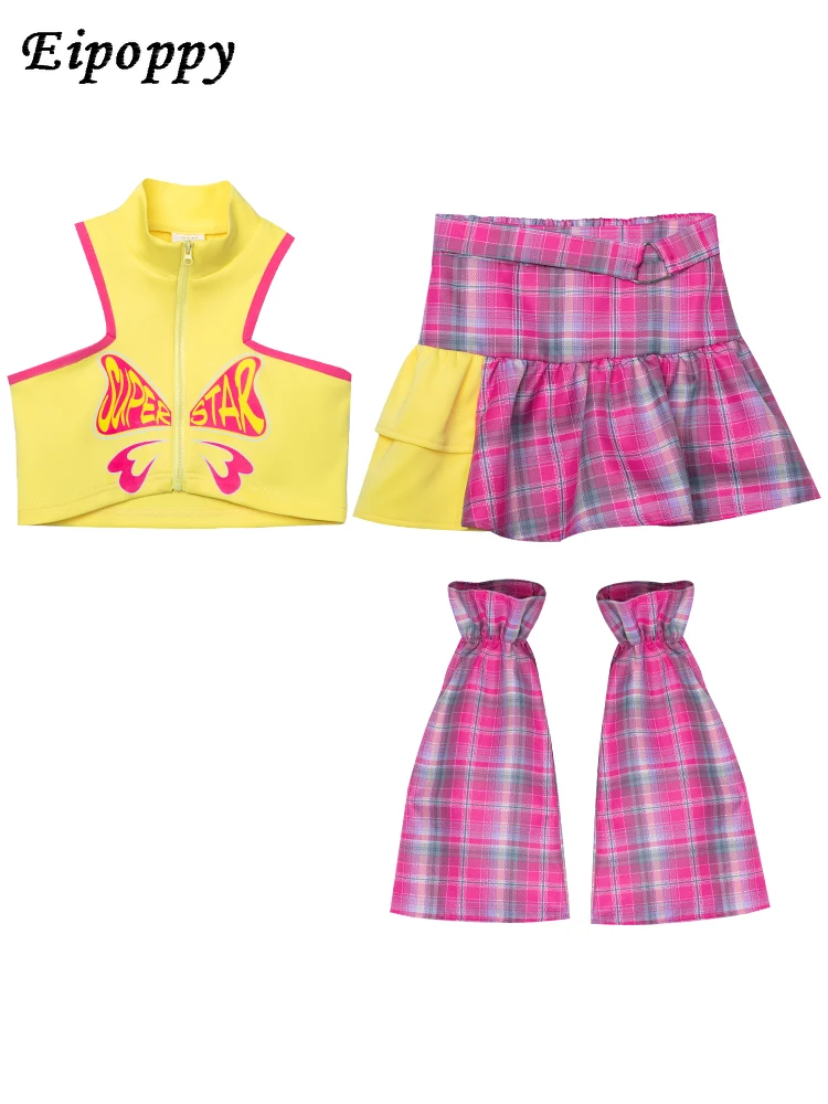 بدلة رقص الجاز للبنات ، ملابس أداء للأطفال ، ملابس عصرية على المنصة