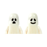 MOC Building Blocks Anime Cartoon Figures Gifts Smiling & Crying Ghost Vitruvius Halloween Series Mini Bricks Toys For Kids