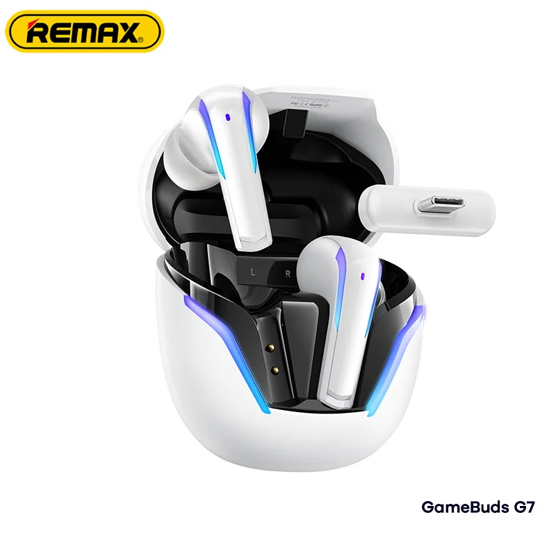 Imagem -03 - Remax-earbuds Estéreo sem Fio com Luz Colorida Fone de Ouvido Verdadeiro Bluetooth 5.4 Fone de Ouvido Impermeável Ipx4 g7 2.4g