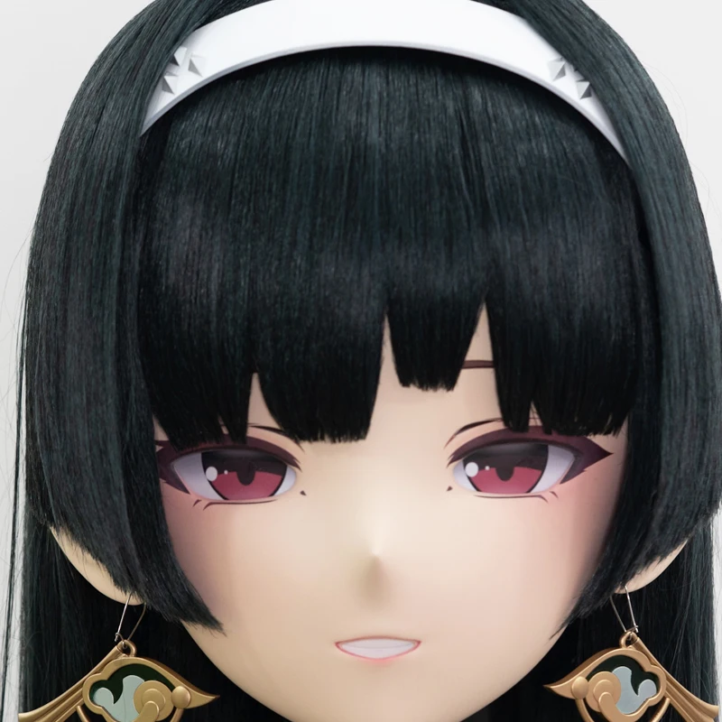 

(MEO07) Маска кигуруми ручной работы с полной головой, запираемая, для мужчин и женщин, японский мультфильм, аниме, игровой персонаж, маска кигуруми