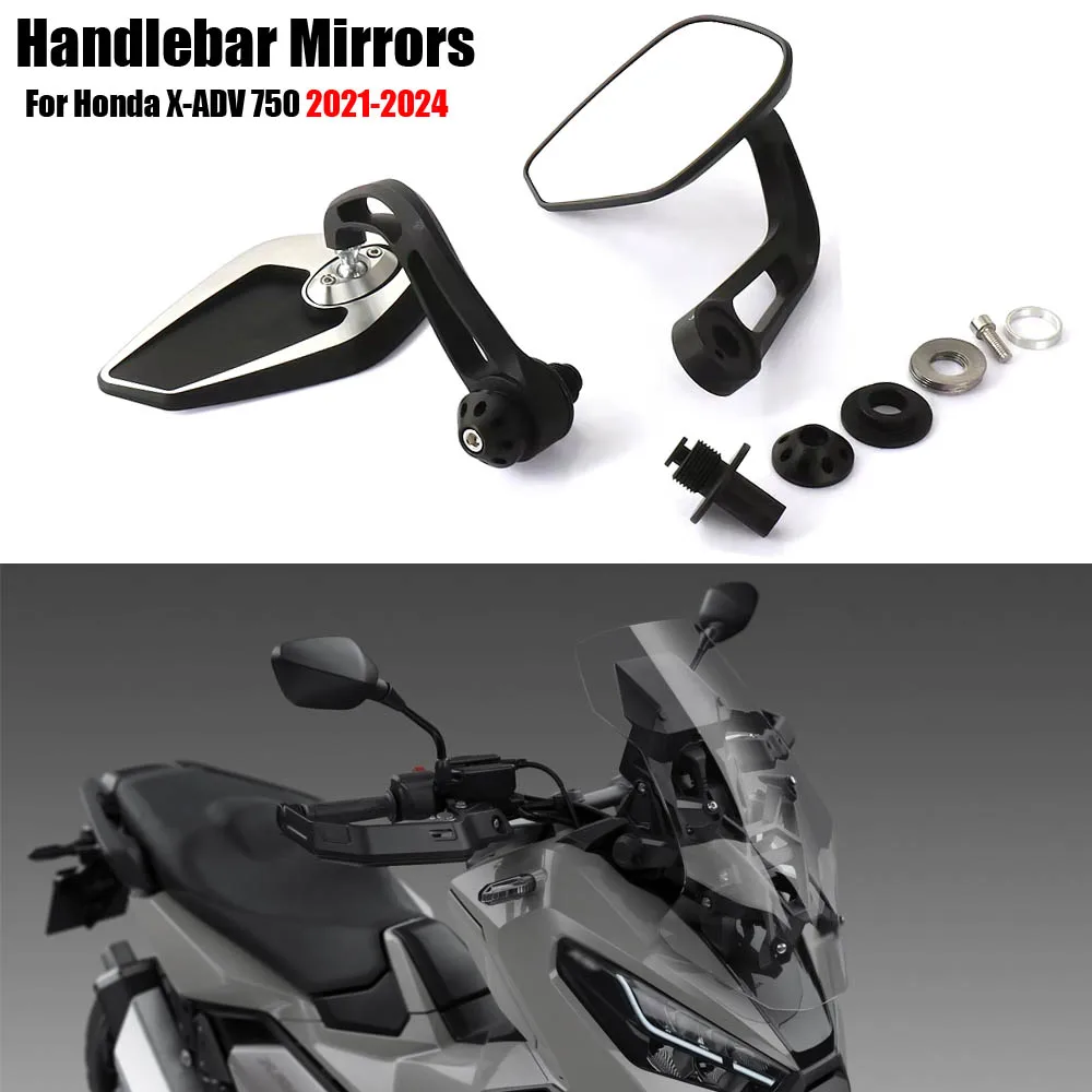 

New Adjustable Rear View Mirror Motorcycle Accessories Handlebar Mirrors For Honda X-ADV 750 X-ADV750 XADV 750 2021-2024