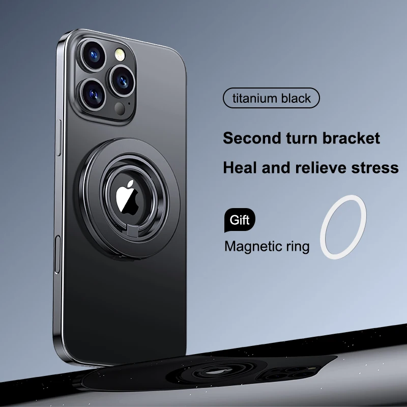 

360° Flexibility Adjust Magnetic Fold Ring metal Phone Holder For Iphone Xiaomi Huawei Samsung Magnetic Ring Holder Stand