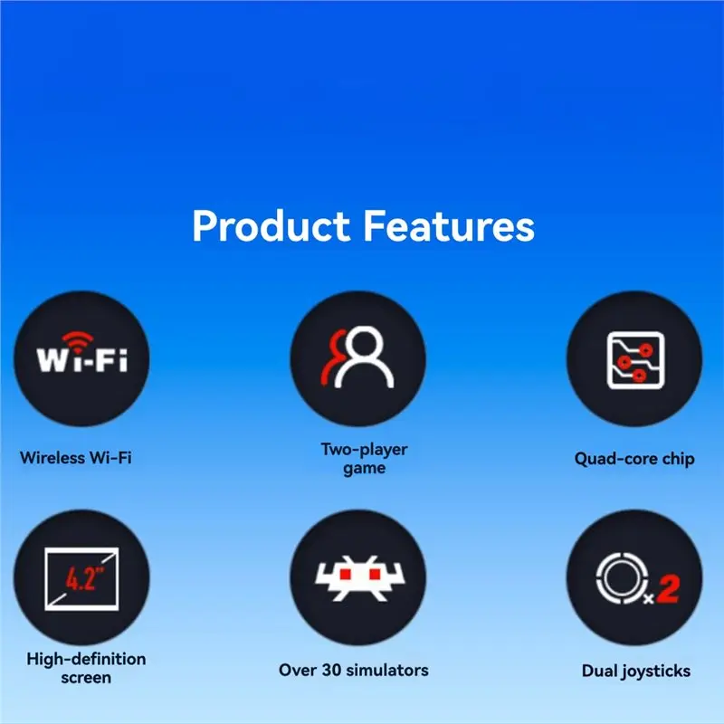 ABDE-R40XX Promax Ретро игровая консоль 4,2-дюймовый экран 64G 18000 игр Bult-In Wi-Fi поддерживает 30+ эмуляторов игровой плеер