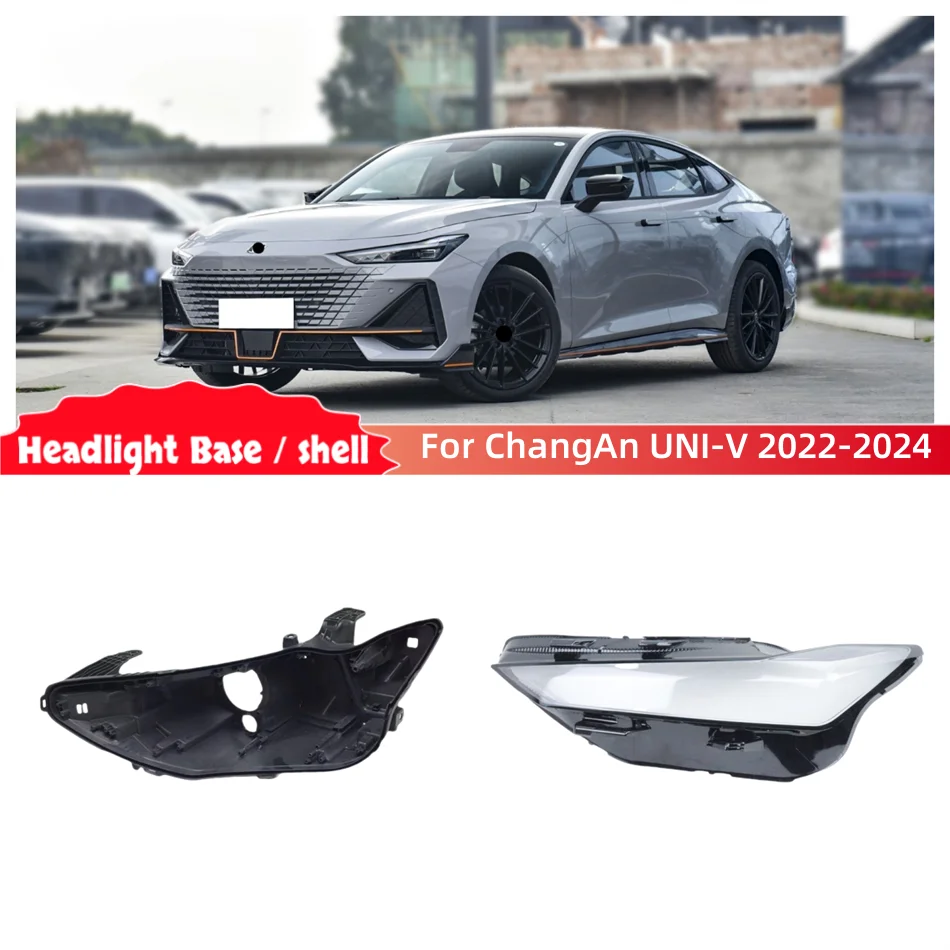For ChangAn UNI-V 2022 2023 2024 Vehicle Accessories Car Base Head Lamp Shell Headlamp Base Fixing Bracket Headlights Cover