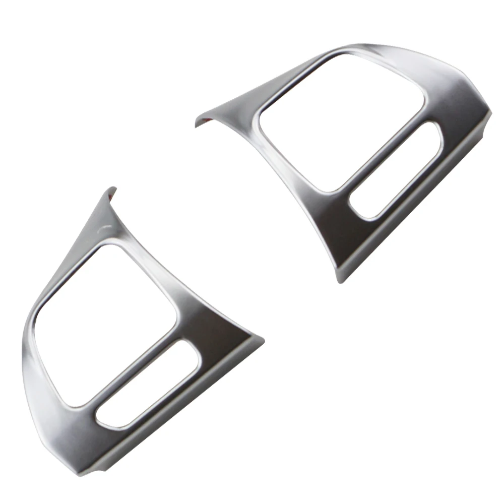 Steering Wheel Chrome Cover Trim Insert For VW Golf 6 Mk6 Passat B7 CC EOS Tiguan Jetta Touran Sharan Caddy Badge Bezel Sticker