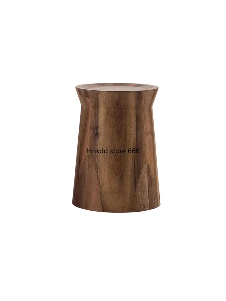 

Outdoor coffee table solid wood round preservative teak special-shaped small square table