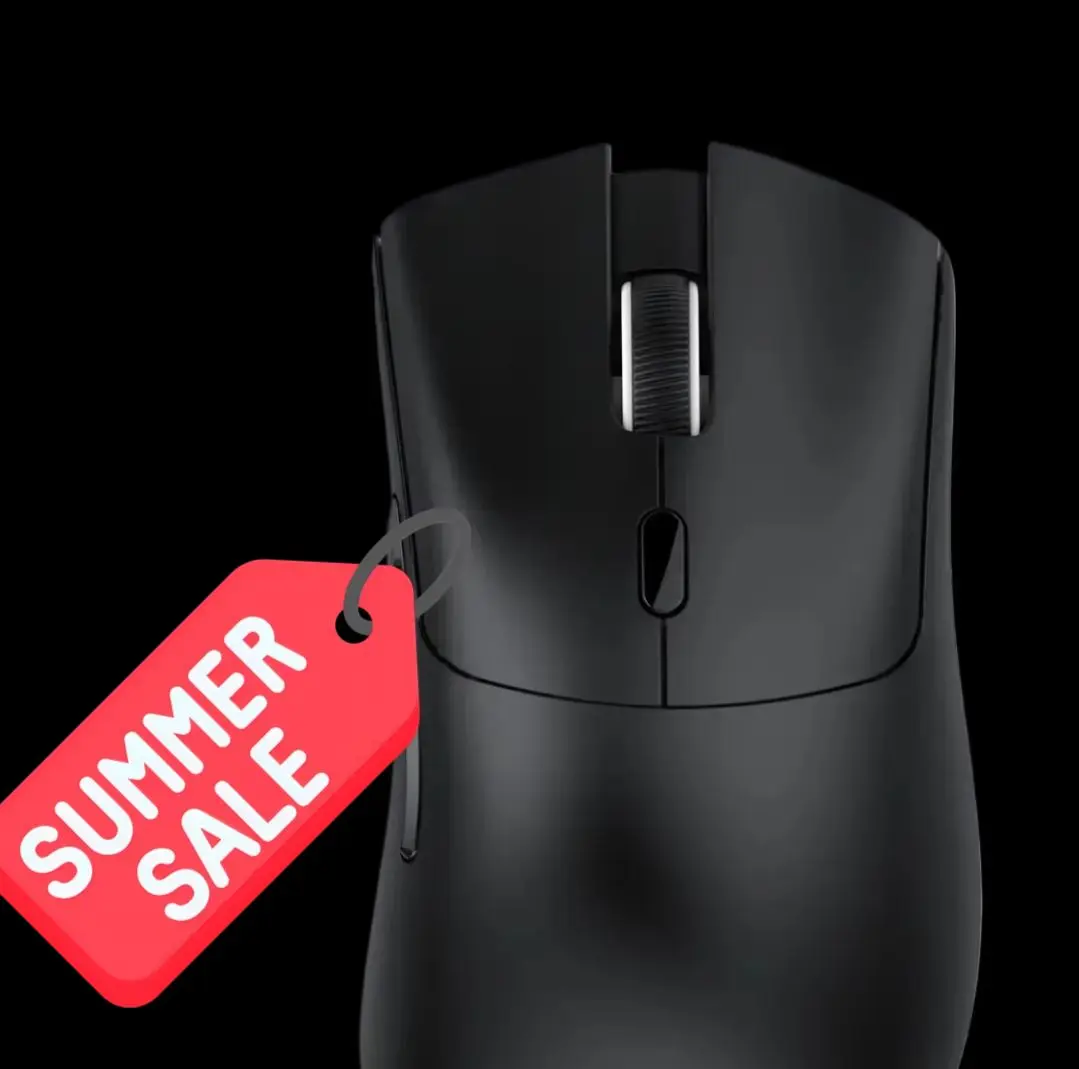 

Беспроводная игровая мышь R1 Black Mouse Bluetooth 2.4G с сенсором PAW3311 1000 Гц и 6-ступенчатой регулировкой DPI